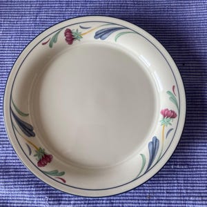Lenox Poppies on Blue salad plate