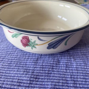Lenox Poppies on Blue cereal/salad bowl