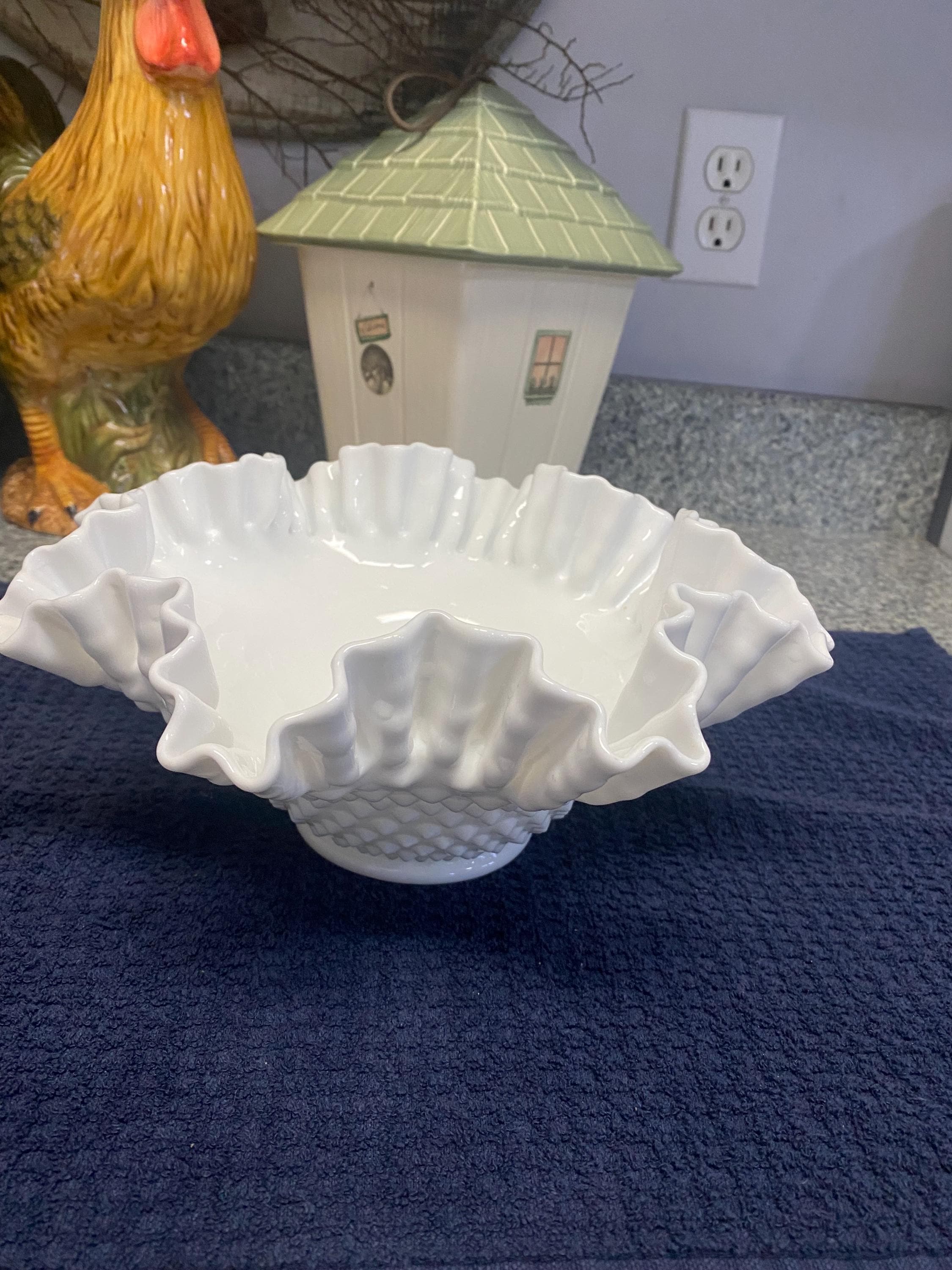 Fenton Milk Glass Rare - Etsy