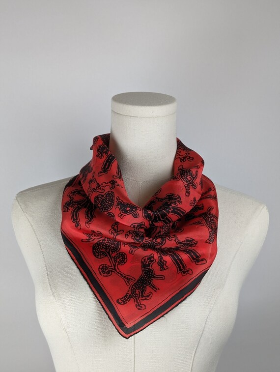 Vintage Vera Neumann Silk Scarf:  display picture 3