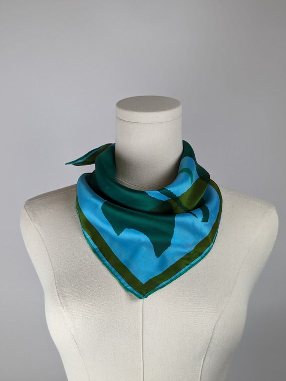 Vintage Scarf by Vera Neumann, Silk Blend, Hand R… - image 1