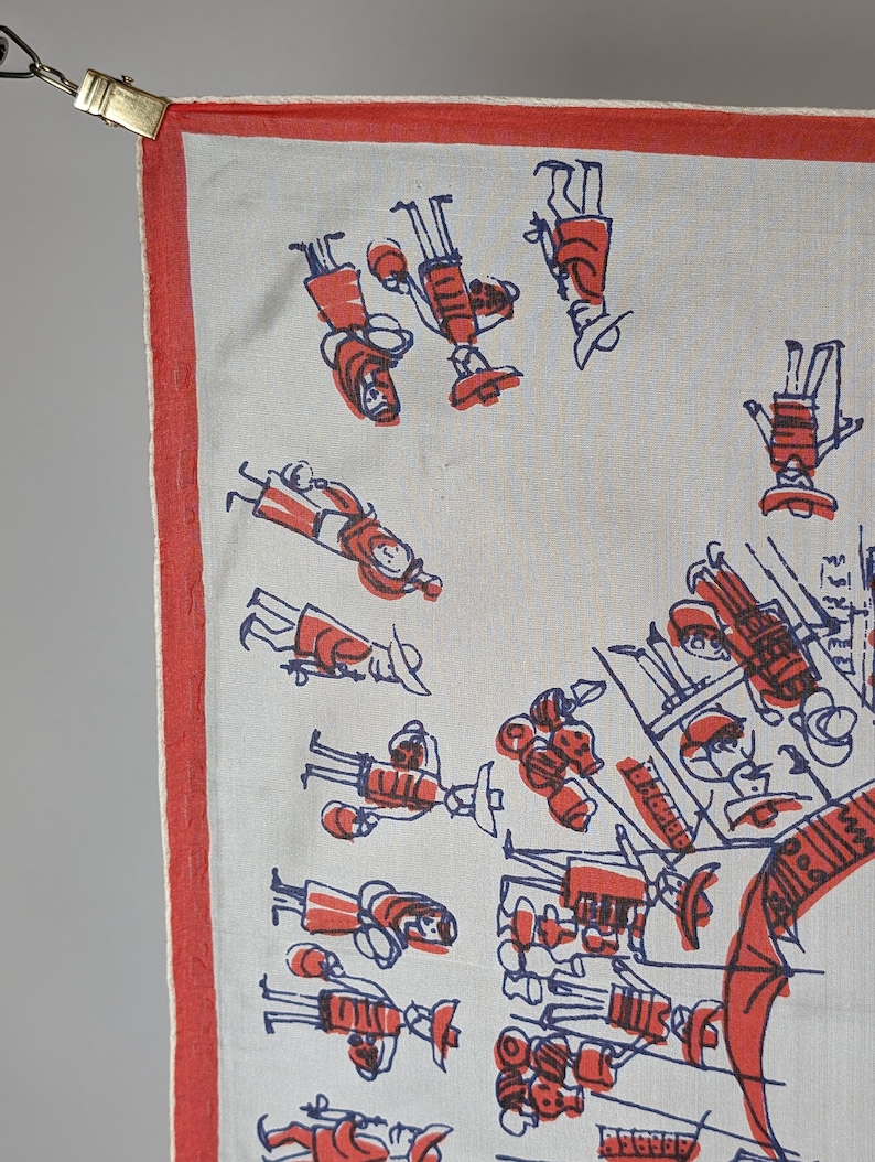 Vintage Scarf by Vera Neumann, 100 Percent Silk, Made in USA