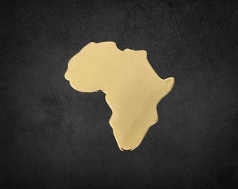 Afrikanische Pride Revers Pin - Gold Afrika-förmige Pin, Afrikanischer Kontinent Pin, Afrika Karte Anstecknadel, Pride Emaille Anstecknadel, Kultur Anstecknadel