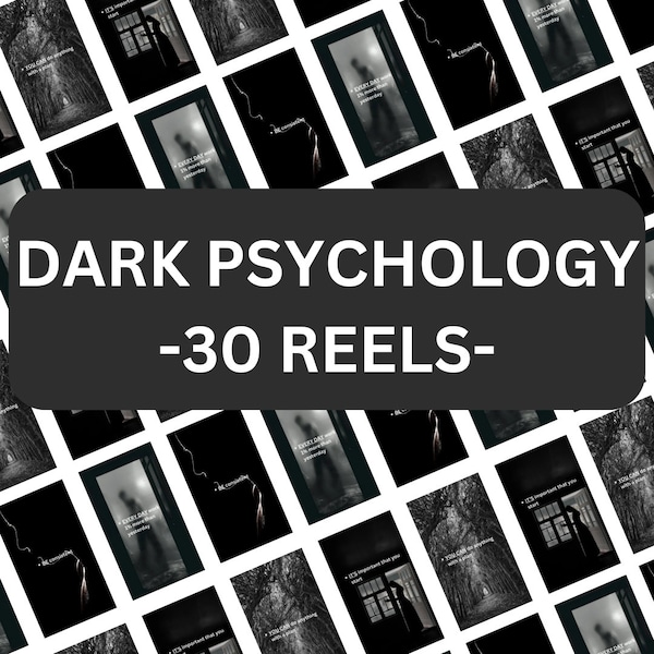 30 REELS-DARK PSYCHOLOGY