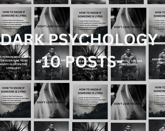 10 POSTS - DARK PSYCHOLOGY