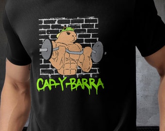 Swole Capybara Shirt, Gym Shirt Funny, Bodybuilding Shirt, Gym Bro Capybara, Lifting tshirt, Fitness Gifts, Spanglish Shirt, Animal Cute Tee