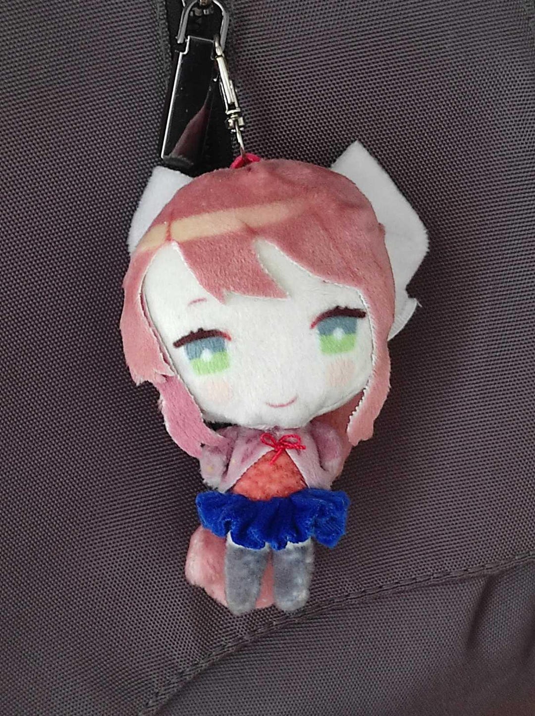Monika Doki Doki Literature Club Keychain - Etsy