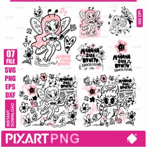karol g SVG & PNG, manana sera bonito clipart files for Cricut, KG tumbler wrap, jar glass, shirt png sublimation, digital download
