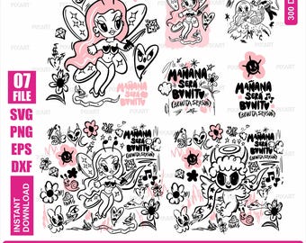 Karol G SVG PNG Clipart: Manana Sera Bonito, Cricut Files (Digital Download)
