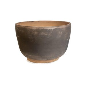 Stoneware Bowl with Distressed Finish Vessel 0103