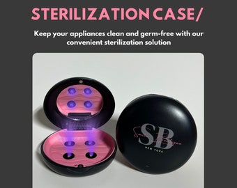 Dental sterilization case for partial dentures, nesbit flippers, removable snap on veneers, retainers and more