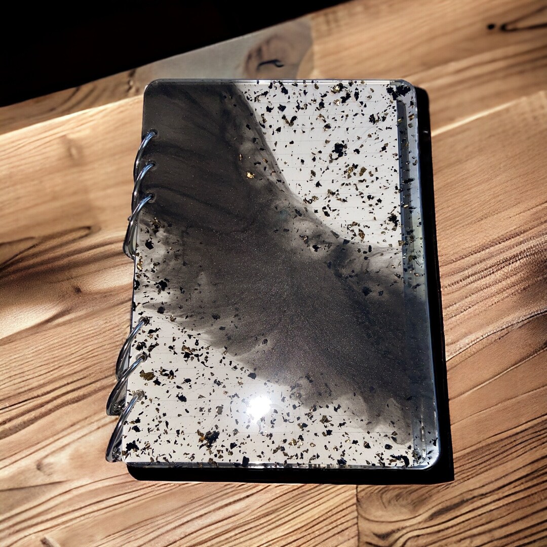 Gsg Notebook SALE Large Notebook A5 -black and Gold - Etsy