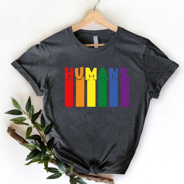 Human LGBT Shirt,Human Shirt,LGBT Shirt, Human Rights T-Shirt,Equality Shirt, Rainbow Pride Shirt,Gay Shirt, Lesbian Shirt, LGBTQ Shirt