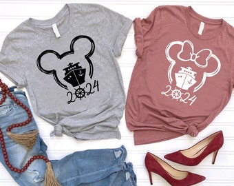 Disney Cruise Family Vacation 2024 Shirt,Disney Cruise Group Shirt,Minnie Cruise Shirt, Mickey Mouse Shirt,DisneyTrip Shirts,Disney Vacation