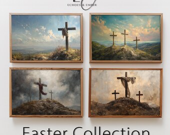 Easter Resurrection Art for Frame TV: Christian Home Decor (Digital Download)