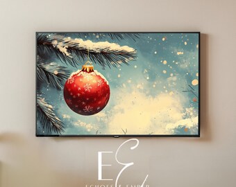 Christmas Decor Ornament for Samsung The Frame TV - Festive Digital Download | 815