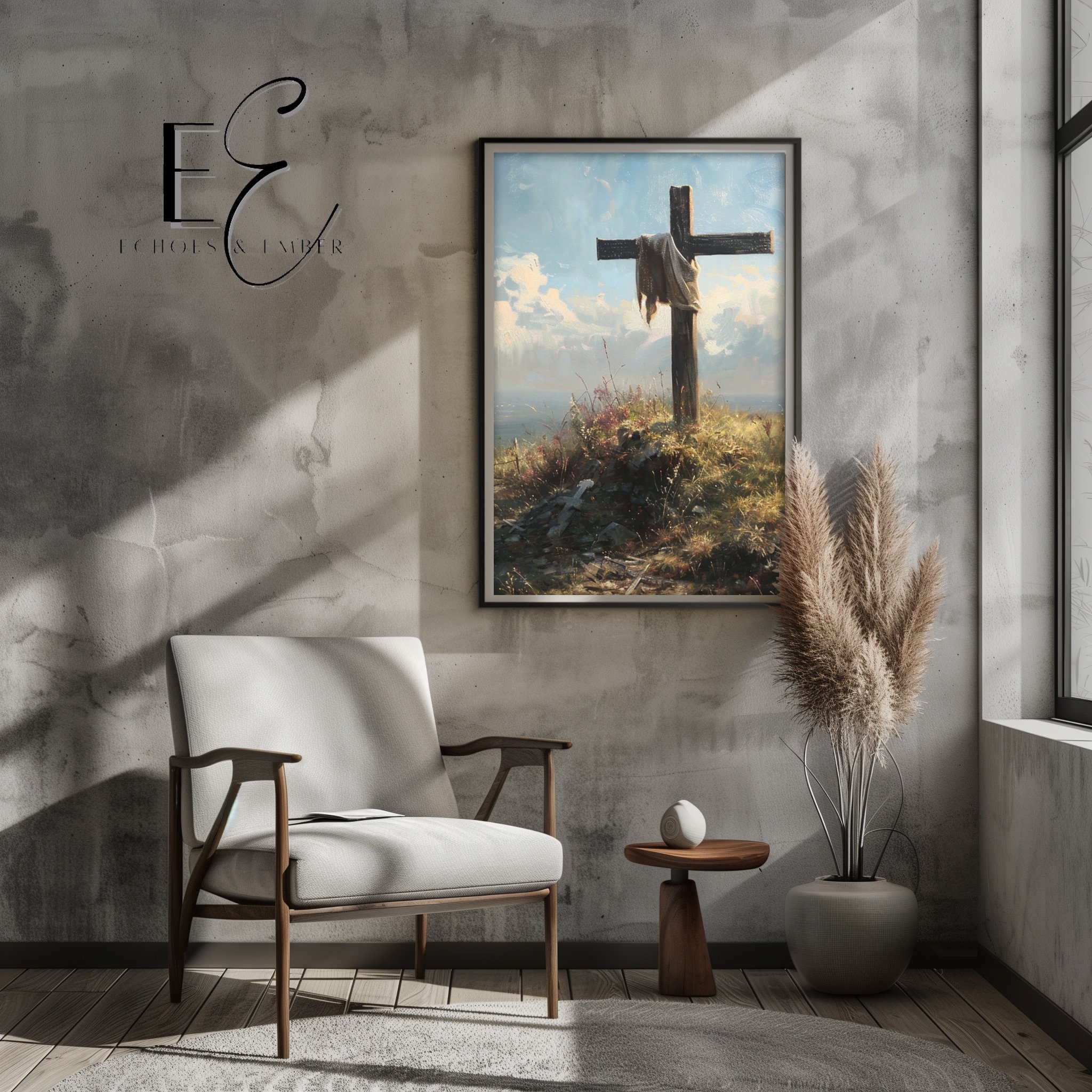 Easter Printable Christian Wall Art Jesus Resurrection Artwork Instant ...
