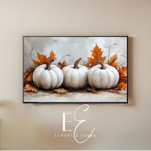Fall Pumpkins Art for Samsung Frame TV: Halloween Decor (Digital Download)