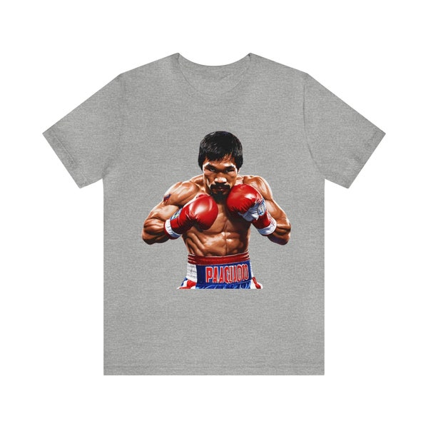 Manny Pacquiao T-Shirt | Clothing for Boxing Enthusiasts | Inspirational Boxing Gear Tee | Boxing Shirt | Boxing Bold Fashion Statement