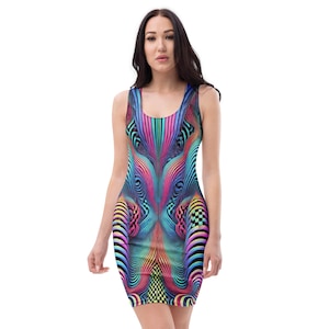 Optical Illusion Dress - Etsy