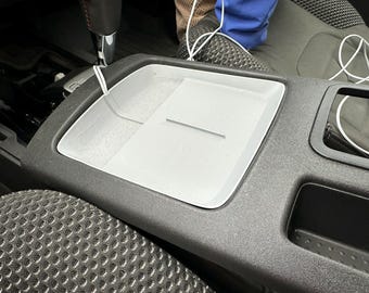 MagSafe center-console wireless CHARGING TRAY for Nissan Xterra Frontier. iPhone, AirPods, Apple Watch