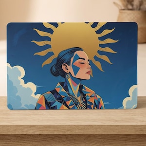 Colorful Desk Mat – 18x12 Small Desk Protector  Vibrant Office Decor  Aesthetic Workspace Accessory  Creative Gift for Women