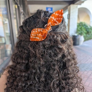Bow hair clip African print trendy colorful for girl hair accessory for teen hair ties for women ponytail printed bow chic gift