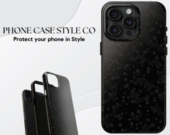 Schwarze Camo iPhone Hülle, iPhone 15 Pro Plus, iPhone 14 Hülle, iPhone 13 Hülle, iPhone 12 Hülle, iPhone 15 Pro Max Hülle, Camo, Camouflage