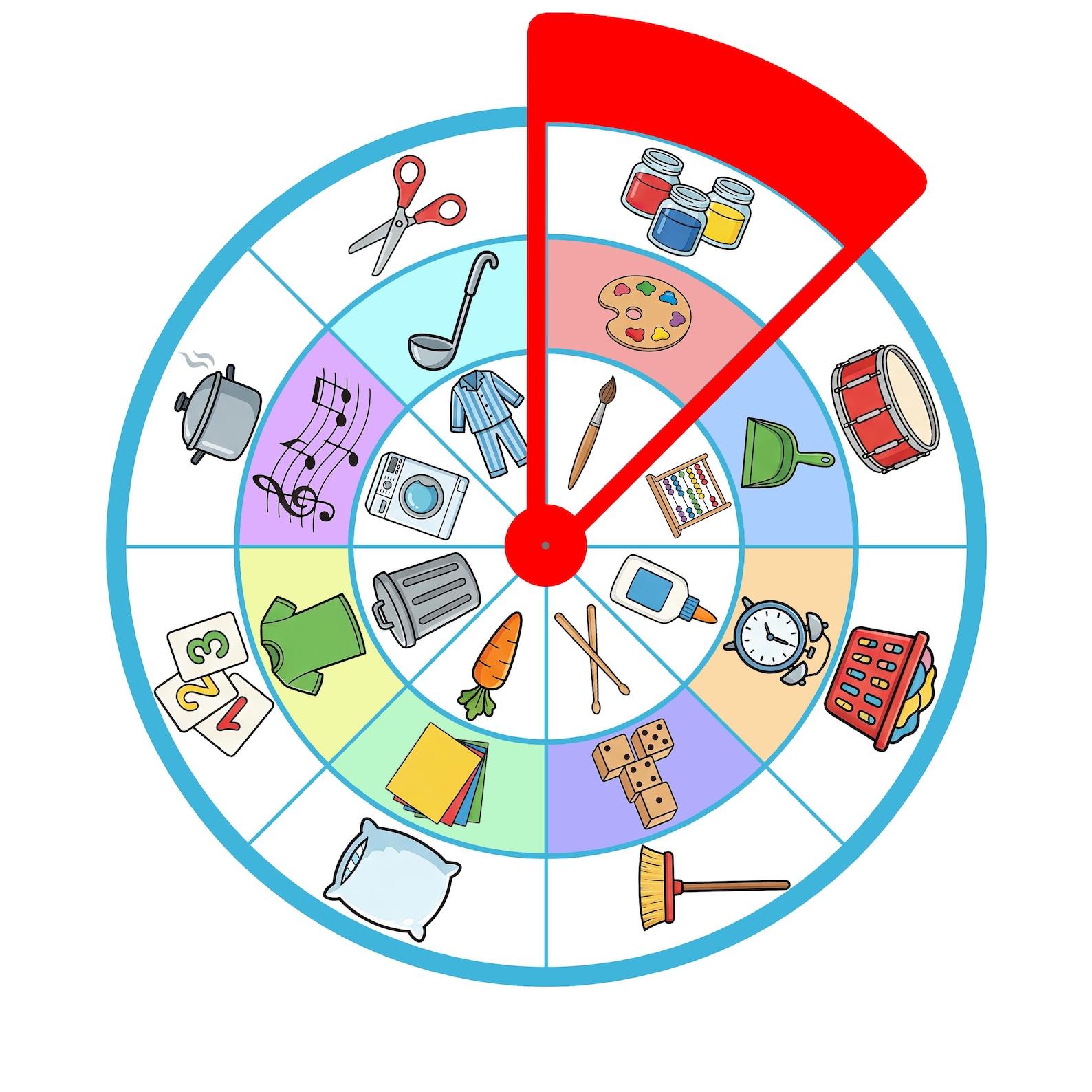 Montessori Category Matching Wheel, Preschool Logic Game (PDF Pattern ...