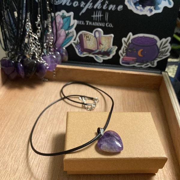 Amethyst Necklace, Sooth and Balance