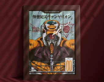 Neon Genesis Evangelion Poster, Set of 3 3-piece Poster Set Eva 00