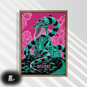 Beetlejuice Alternative Poster, Beetle Juice Room Decoration Beetlejuice Poster, Betelgeuse Michael Keaton Poster, Wall Art Gifts, Home Deco