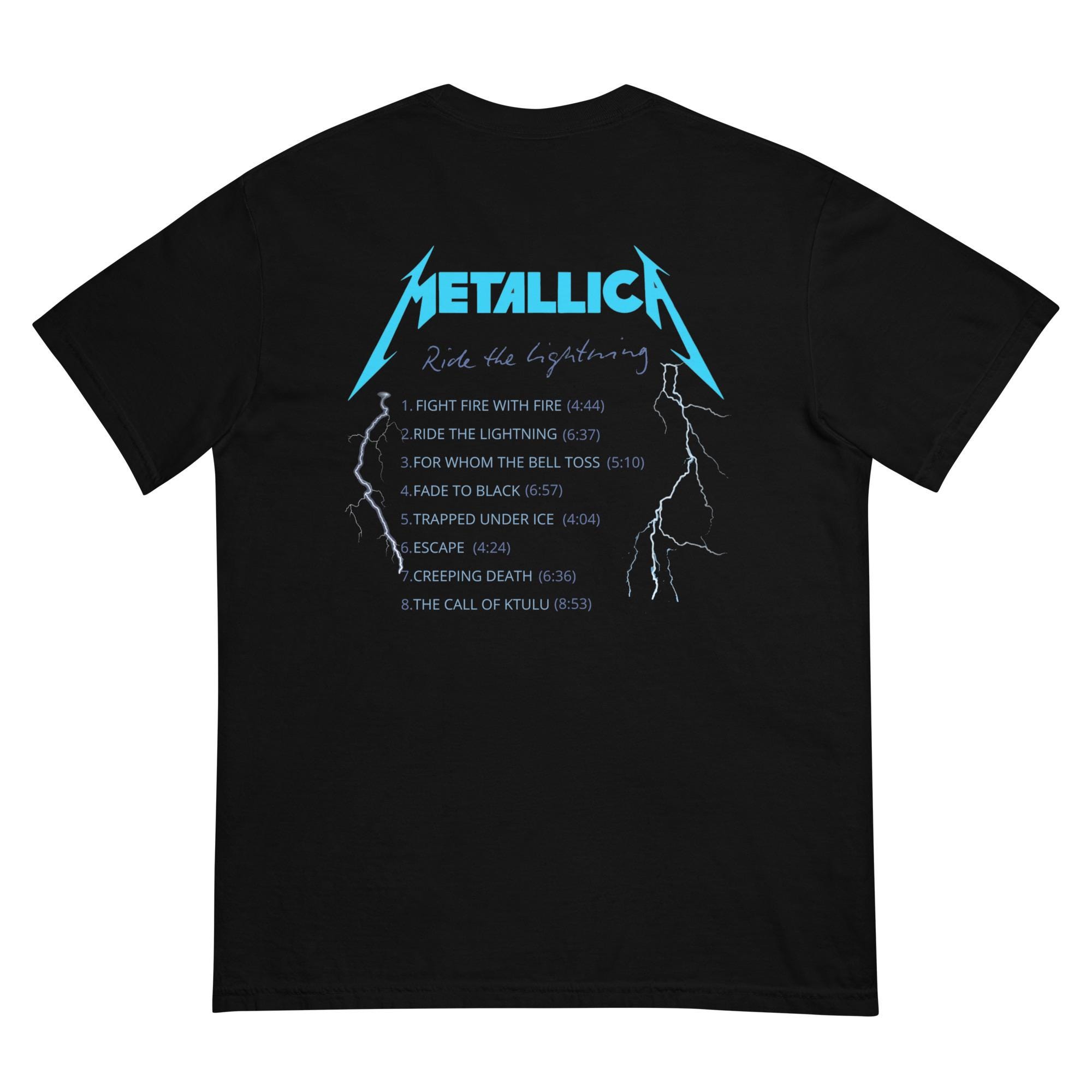 Metallica Ride The Lighting T-Shirt Bianco S