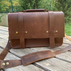 leather shoulder bag, Tablet Bag, Notebook Bag, Leather Business Bag, Vintage Bag,  Men&#39;s Business Bag