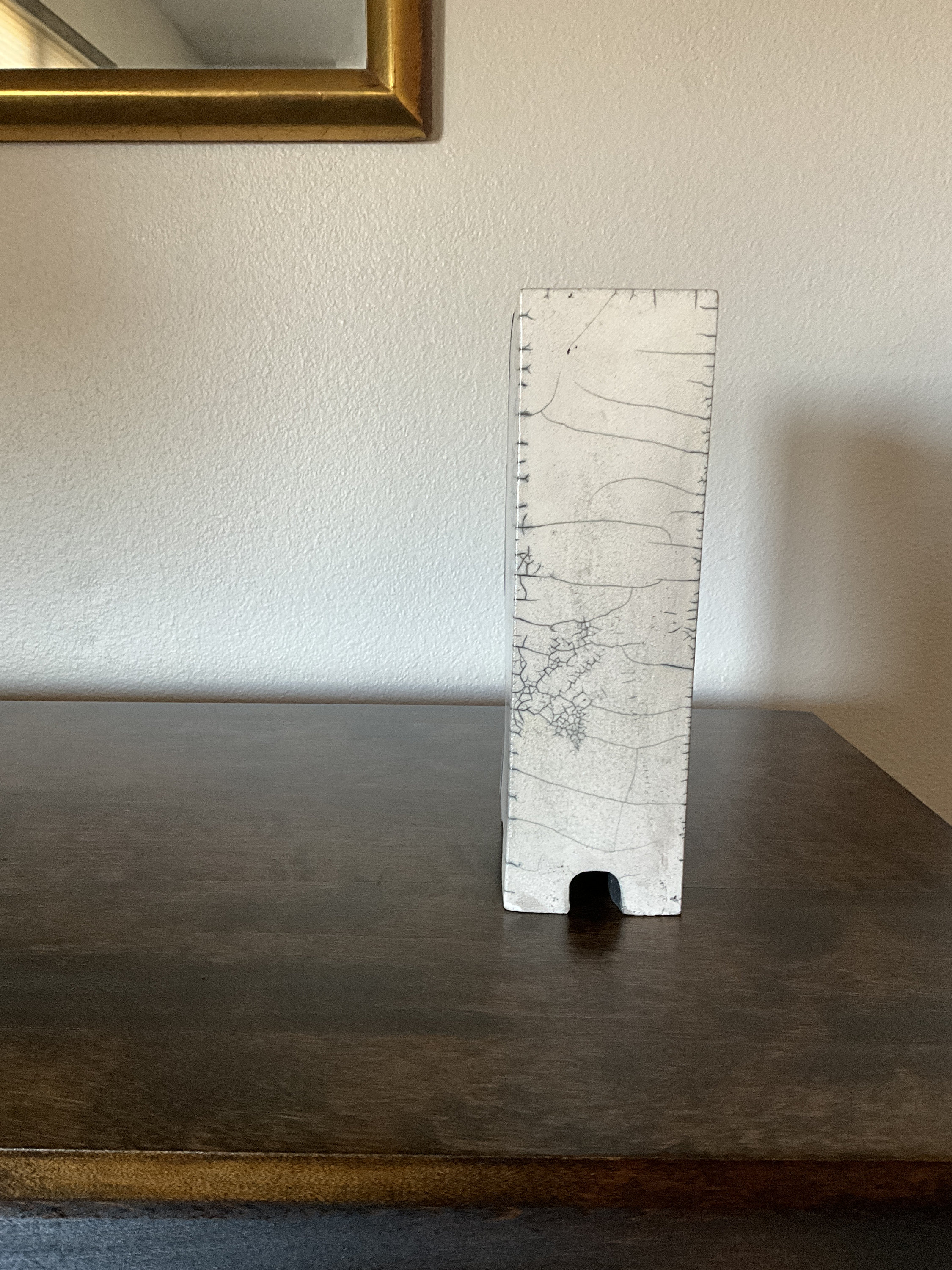 Geometric Raku Vase by Kathryn Allen - Etsy