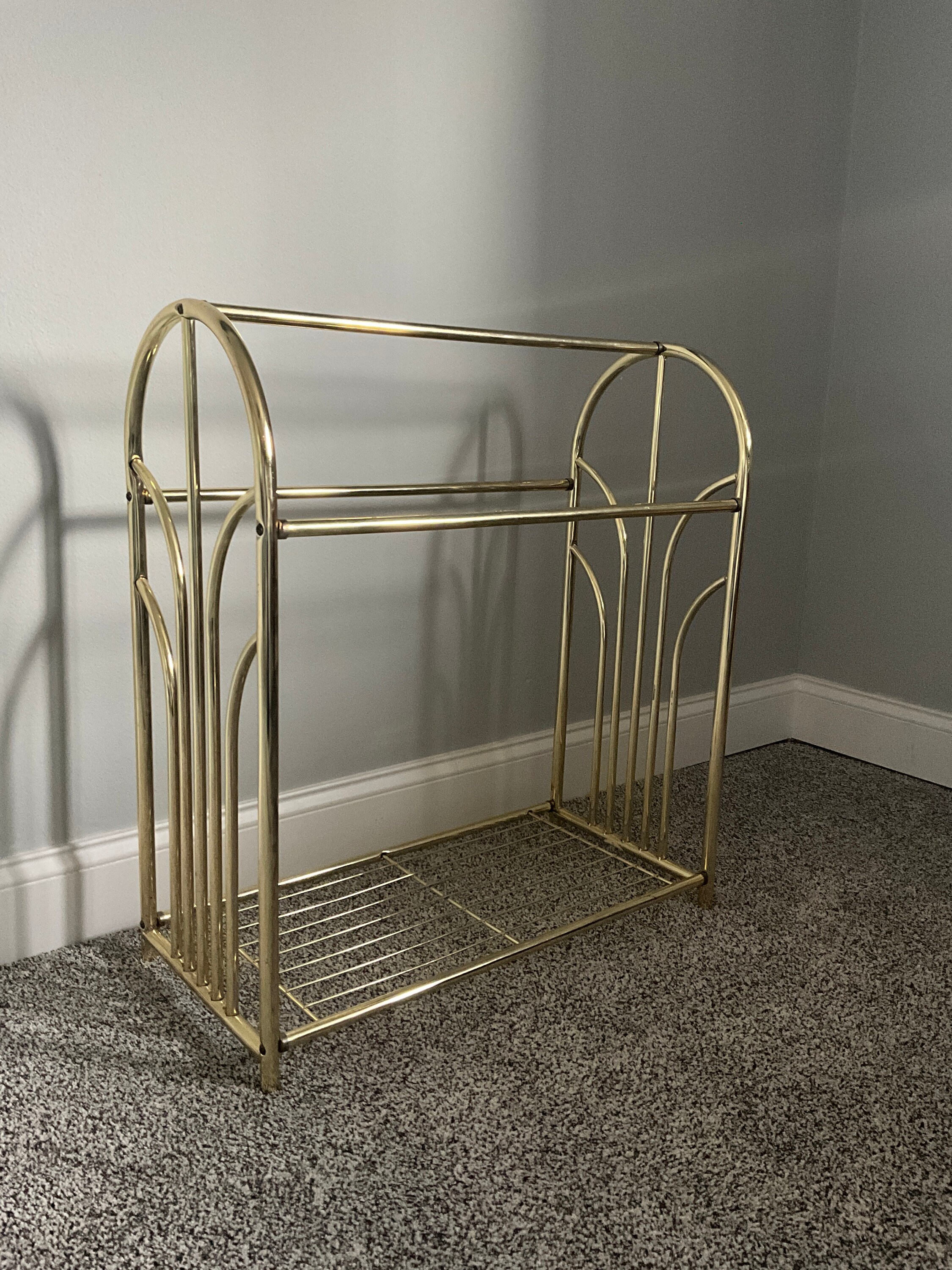 Brass blanket rack hotsell