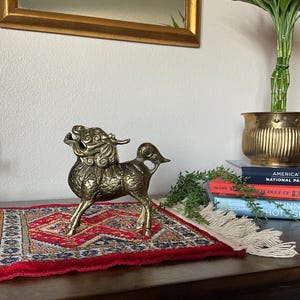 Vintage Brass Foo Dog