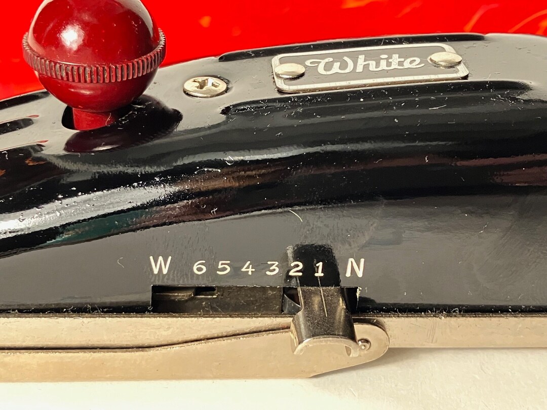Vintage White Magic Key Sewing Machine Button Hole Attachment W654321N ...