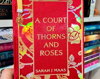 A Court of Thorns and Roses by Sarah J Maas | Rebound hardcover | Custom Design | ACOTAR