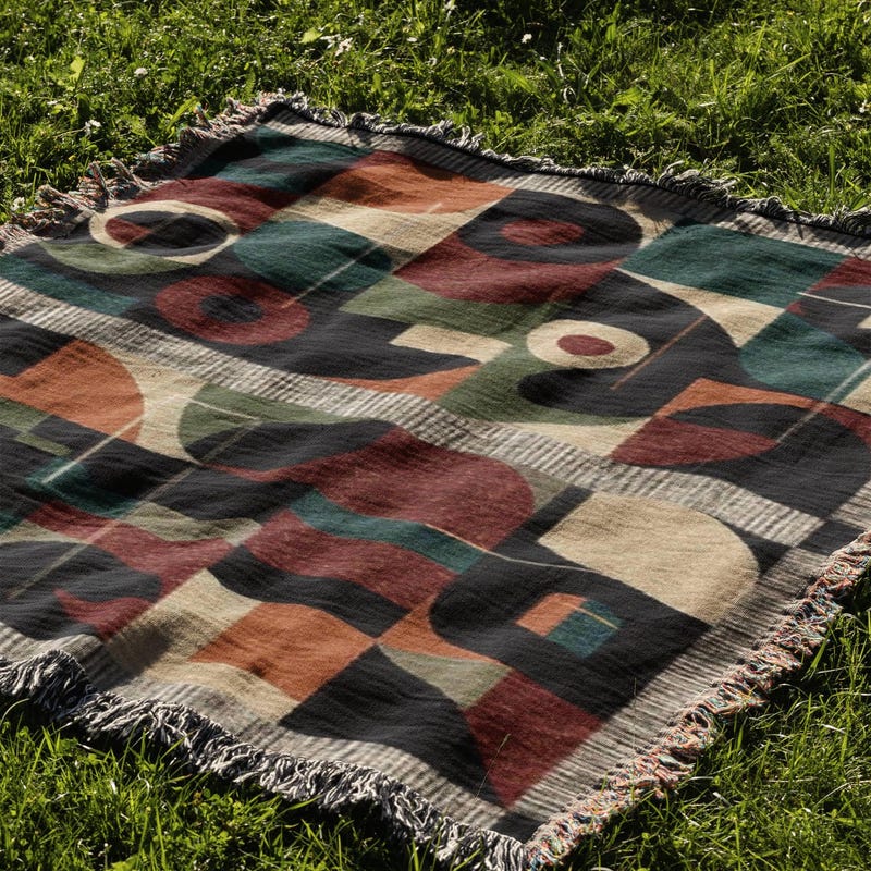 Mid Century Style Tapestry Etsy