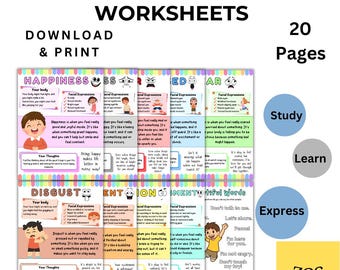 Social Emotional Learning Worksheets | SEL Activities for Kids (PDF)