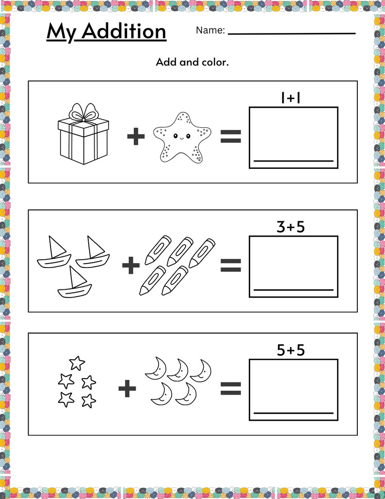 Hojas de trabajo de suma y resta para primaria / Matemáticas de jardín ...