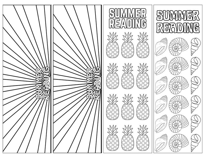 Printable Summer Reading Log for Kids | Black & White Reading Challenge ...