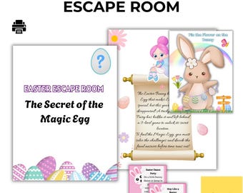 Printable Easter Escape Room for Kids | Fun Easter Game | Easter Activity for Classroom, Homeschool & Family Game Night, INSTANT DOWNLOAD