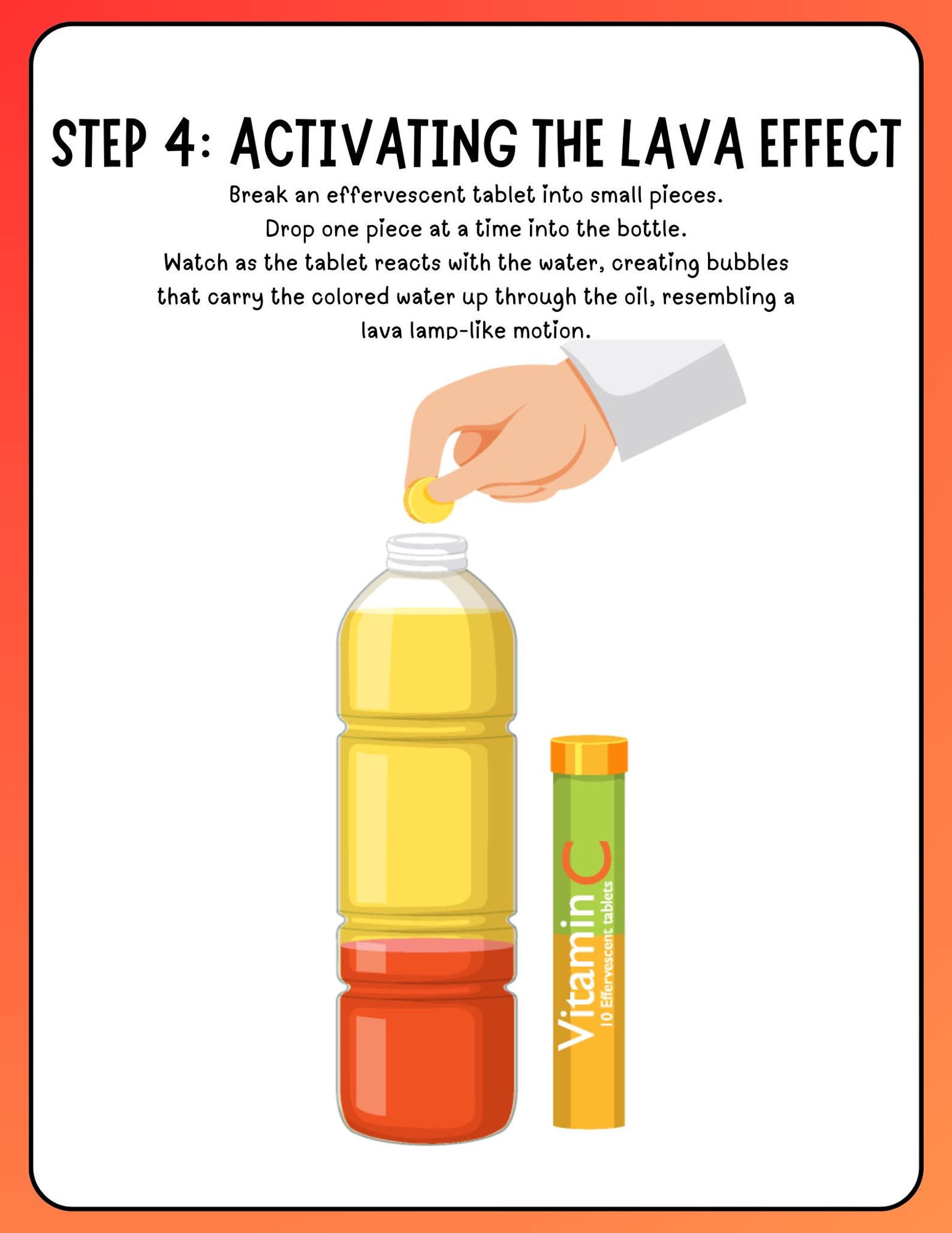 Lava Lamp Science Experiment | Printable STEM Activity for Kids (PDF ...