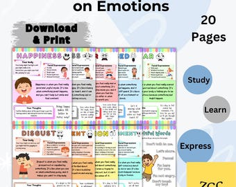 SEL Feelings & Emotions Activities | Kids Social Emotional Learning (Digital Download)