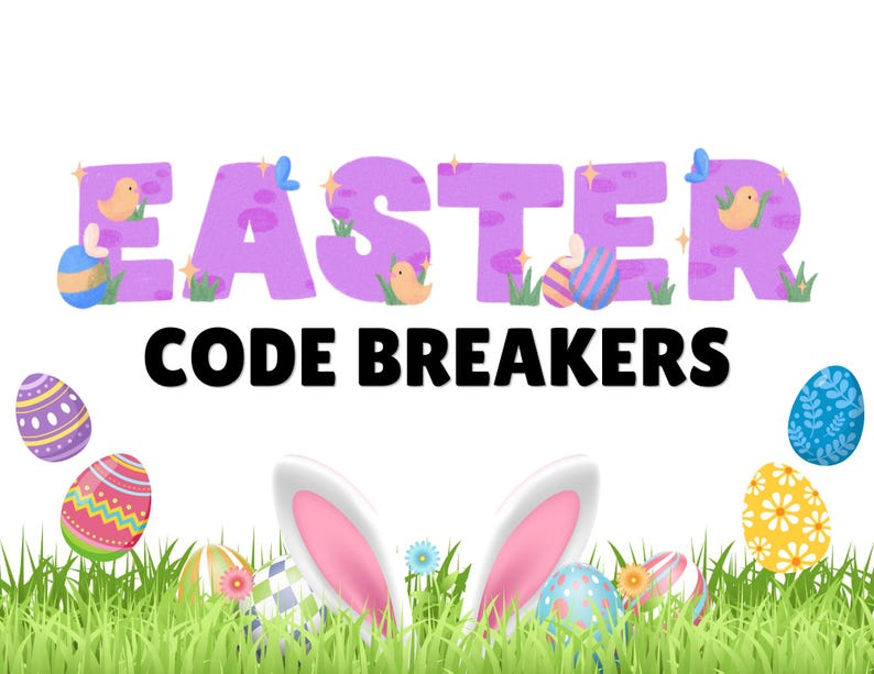 Łamacze kodów wielkanocnych | Wiosenna aktywność z dekodowaniem wiadomości | Arkusze z tajnymi kodami | Wielkanocna gra matematyczno-edukacyjna | Wersja do druku bez przygotowania zdjęcie 8