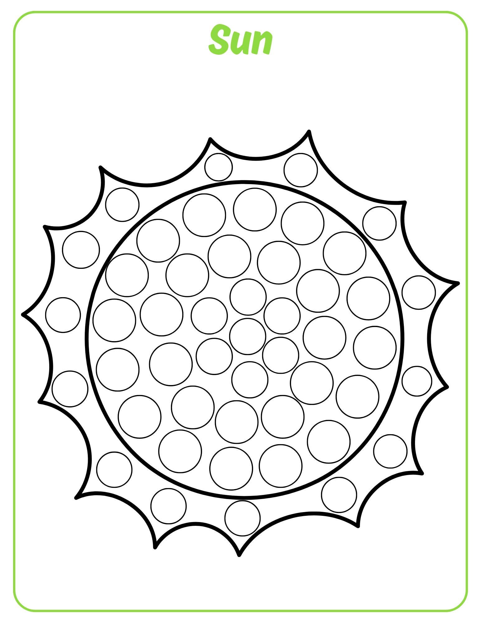 Spring Dot Marker Activity Pages Printable, Do a Dot Worksheets for ...