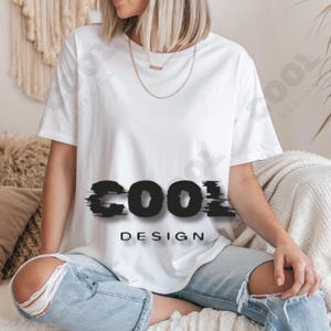 Gildan 64000 T-Shirt Display | True Color Tee Display | POD Ready | Trendy Design | Modern Look | Classic Quality | High-Quality PSD