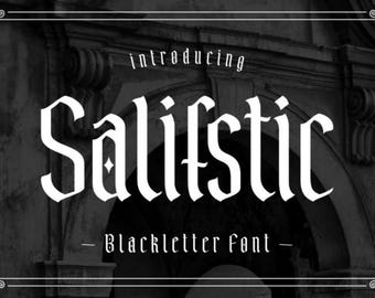 Tattoo Lettering Font Bundle: Gothic, Chicano, Script (OTF/TTF)